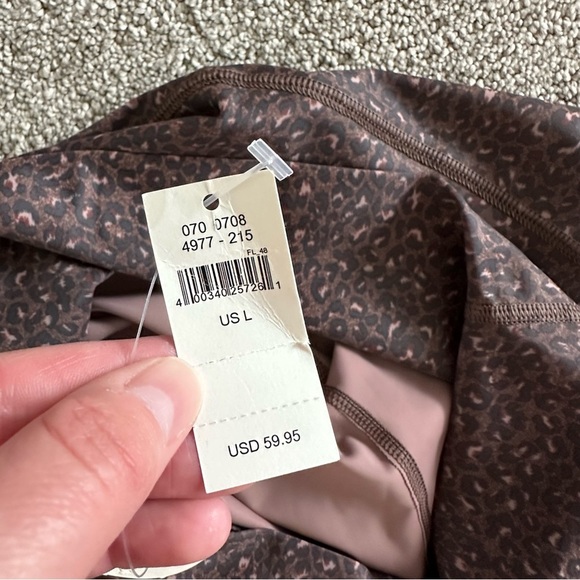 NWOT Aerie Brown High Rise Cheetah Leggings Large - Picture 8 of 10